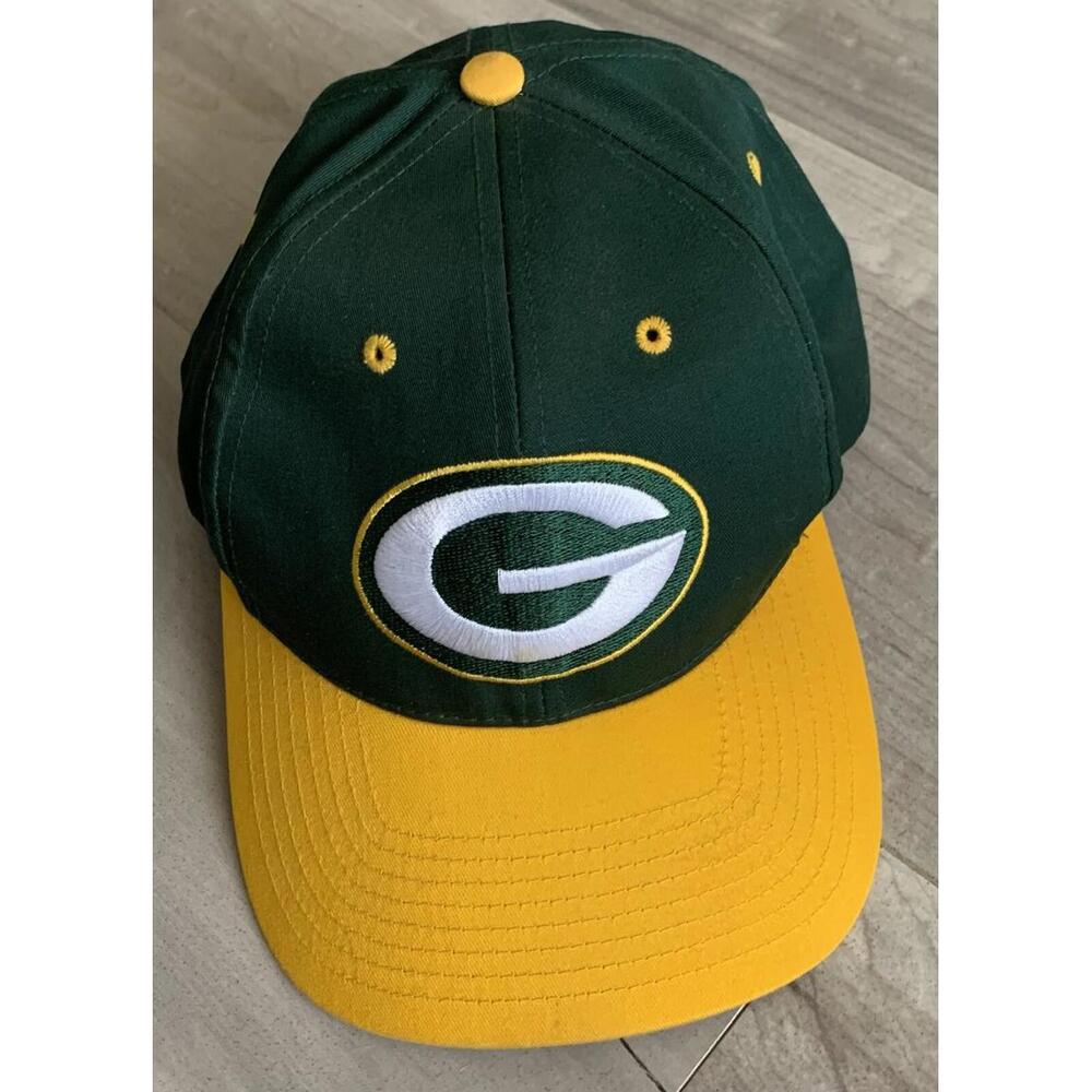 Greenbay Packers Hat Twins Enterprise Inc One Size Green Yellow Snapback NFL